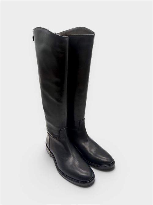 Stivale alto nero con zip posteriore IL LACCIO | TW703CRUSTNERO